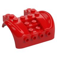 Vehicle Body, Wheel Arch / Mudguard 6 x 6 x 2 Curved Fenders [Plain] (Red)