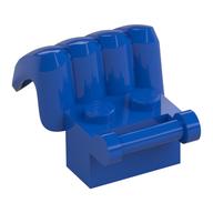 Brick Special 1 x 2 with Bar, Hand with 4 Fingers (Blue)