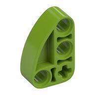 Technic Beam 2 x 3 L-Shape with Quarter Ellipse Thick (Lime)