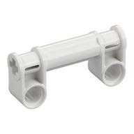 Technic Connector 1 x 2 x 4 with 2 Pin Holes, 2 Axle Holes (White)