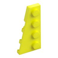 Wedge Plate 4 x 2 Left (Vibrant Yellow)