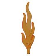 Wave / Flame Rounded Large [Plain] (Trans-Orange)