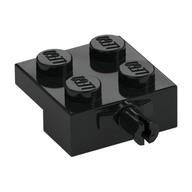 Plate Special 2 x 2 with Wheel Holder with Widened Center Pin (Black)