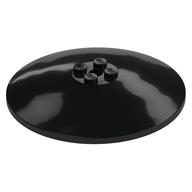 Dish 8 x 8 Inverted [Radar], Solid Studs, Squared Anti-stud Underside (Black)