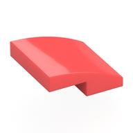 Brick Curved 2 x 2 x 2/3 (Coral)