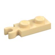 Plate Special 1 x 2 with Clip Vertical on End (Tan)