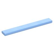 Tile 1 x 8 with Groove (Bright Light Blue)