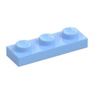 Plate 1 x 3 (Bright Light Blue)