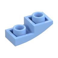 Brick Curved Inverted 2 x 1 (Bright Light Blue)