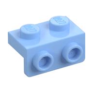 Bracket 1 x 2 - 1 x 2 (Bright Light Blue)