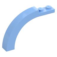 Brick Arch 1 x 6 x 3 1/3 Curved Top (Bright Light Blue)