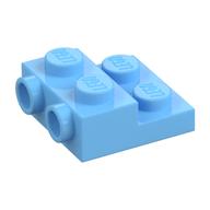 Plate Special 2 x 2 x 2/3 with Two Studs On Side and Two Raised [Solid Anti-stud] (Bright Light Blue)