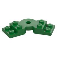 Plate Angled 2 x 2 with Step and Hole in Center (Green)