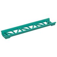 Vehicle Track, Roller Coaster Straight 16L (Dark Turquoise)