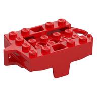 Vehicle Base, Roller Coaster Car 4 x 5 (Red)