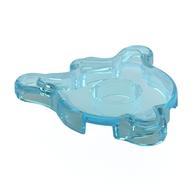 Tile Special, Splat with Rounded Sides (Trans-Light Blue)