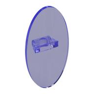 Shield Ovoid with Grip [Plain] (Trans-Purple)