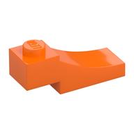 Brick Curved, 3 x 1 with 1/3 Inverted Cutout (Orange)