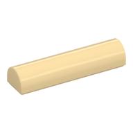 Brick Curved 1 x 4 x 2/3 Double, No Studs (Tan)