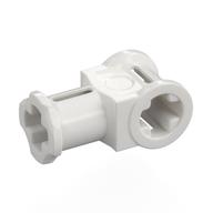 Technic Axle Connector with Axle Hole [Reinforced] (White)