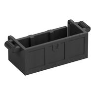 Treasure Chest Bottom with Rear Slots, No Groove (Pearl Titanium)