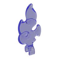 Wave / Flame with Clip (Trans-Purple)