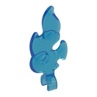 Wave / Flame with Clip (Trans-Dark Blue)