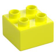 Duplo Brick 2 x 2 (Vibrant Yellow)
