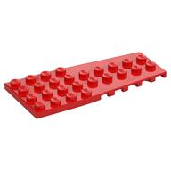 Wedge Plate 4 x 9 with Stud Notches (Red)