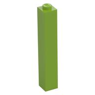Brick 1 x 1 x 5 with Solid Stud (Lime)