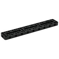 Technic Beam Frame 3 x 19 with 2 Center Cross Beams, 3 Openings Thick (Black)