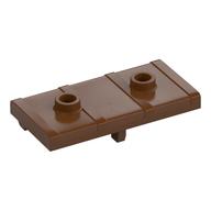 Treasure Chest Lid, Flat with 2 Studs (Reddish Brown)