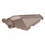 Windscreen 6 x 4 x 1 Hexagonal with Handle (Trans-Brown)