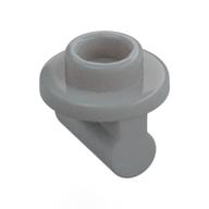 Plate Special Round 1 x 1 with Hollow Stud and Bar on Underside - Long Space (Light Bluish Gray)