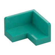 Panel 2 x 2 x 1 Corner (Dark Turquoise)