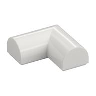 Brick Curved 2 x 2 x 2/3 Double, Corner, No Studs (White)