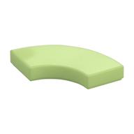 Tile 2 x 2 Curved, Macaroni (Yellowish Green)