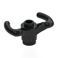 Technic Steering Wheel Pilot's Yoke [Closed Top] (Black)