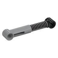Technic Shock Absorber 6.5L with Soft Spring, Tight Coil, Black Piston Rod [Complete Assembly] (Light Bluish Gray)