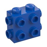 Brick Special 1 x 2 x 1 2/3 with 8 Studs on 3 Sides (Blue)