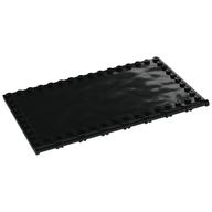 Plate Special 10 x 16 with Studs on Edges and Bar Handles on 1 Side (Black)