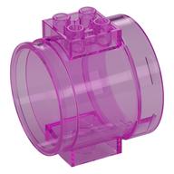 Tube, Slide Straight (Trans-Dark Pink)