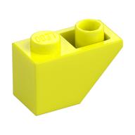 Brick Sloped Inverted 45° 2 x 1 (Vibrant Yellow)