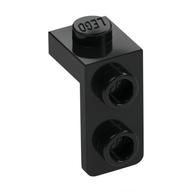 Bracket 1 x 1 - 1 x 2 (Black)