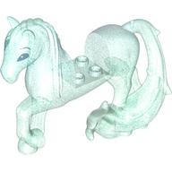 Animal, Horse with Long Water Tail (Opal Trans-Light Blue)