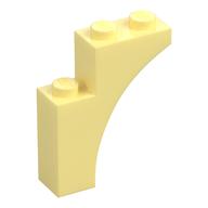 Brick Arch 1 x 3 x 3 [Gothic] (Bright Light Yellow)