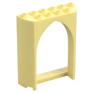 Panel 2 x 6 x 6 with Gothic Arch (Bright Light Yellow)