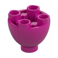 Brick Round 2 x 2 x 1 1/3 Inverted (Magenta)