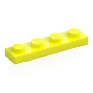 Plate 1 x 4 (Vibrant Yellow)