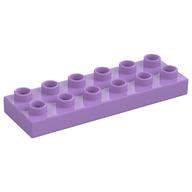 Duplo Plate 2 x 6 (Medium Lavender)